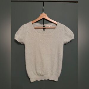 Vintage Proportion Body Dressing Japanese brand mint angora sweater short sleeve